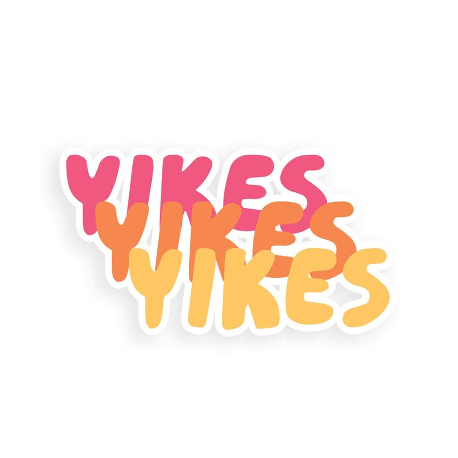 Party Mountain Paper Stickers Yikes Yikes Yikes Sticker