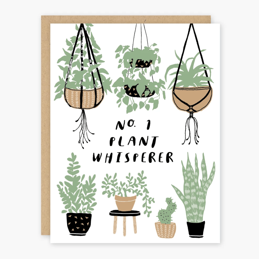 Party of One Card Plant Whisperer Card