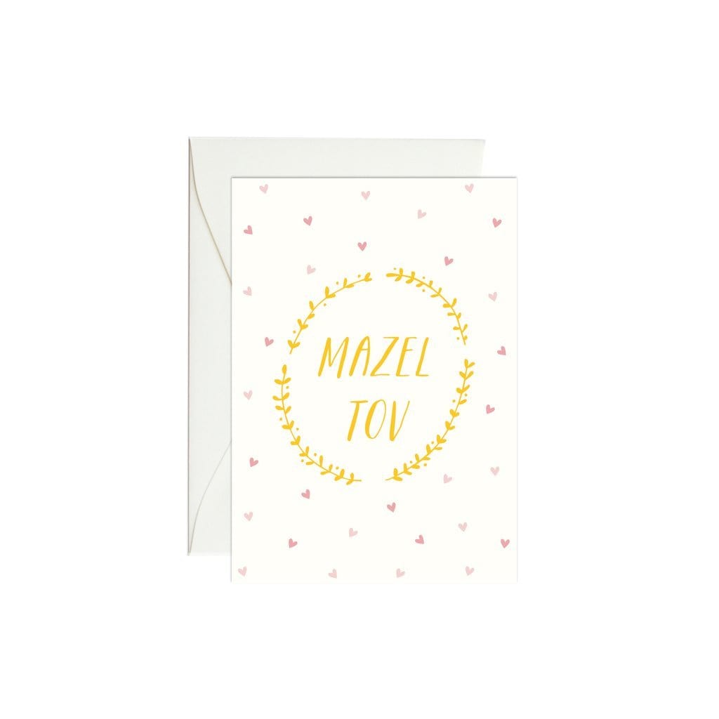 Paula & Waffle Enclosure Card Mazel Tov Vines Mini Enclosure Card