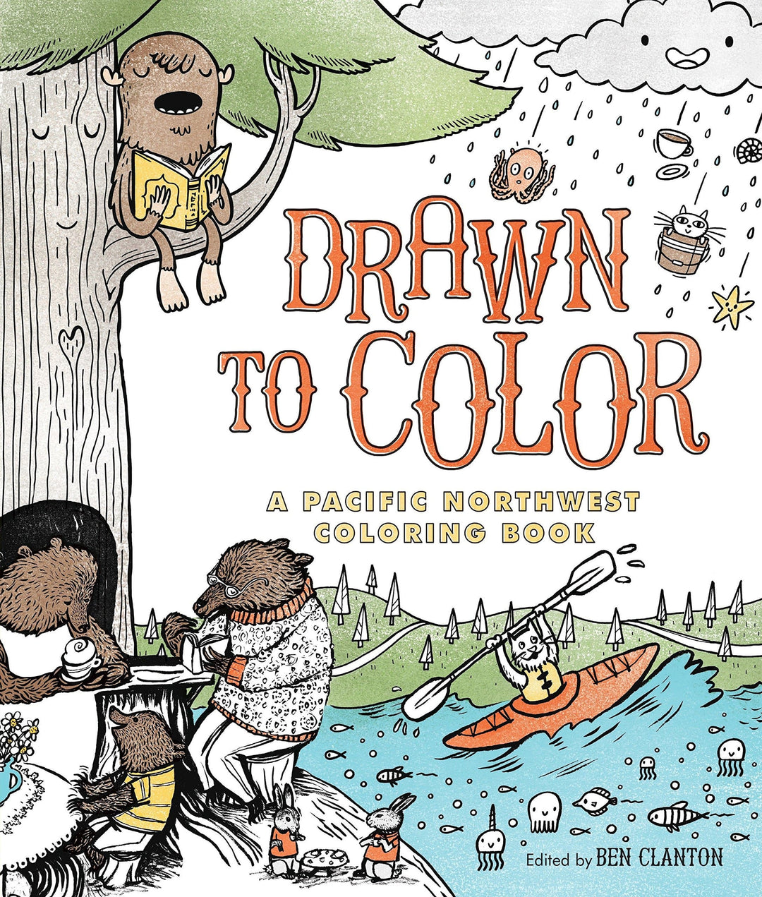 Penguin Random House Book Drawn to Color: A Pacific Northwest Coloring Book