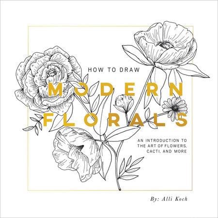 Penguin Random House Book How To Draw Modern Florals