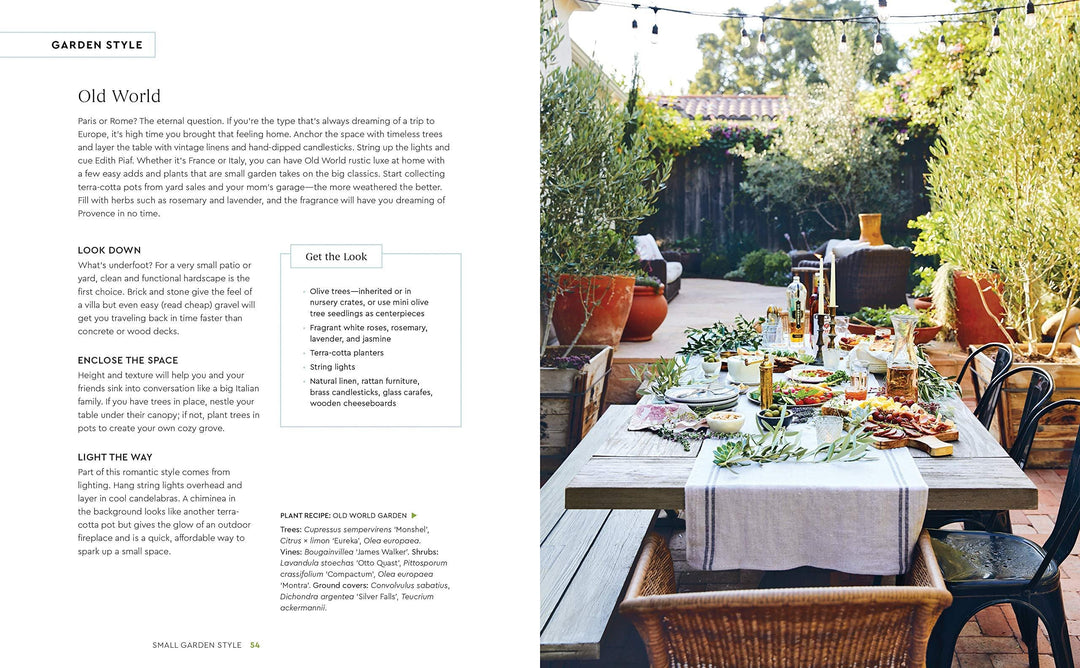 Penguin Random House Book Small Garden Style: A Design Guide for Outdoor Rooms and Containers