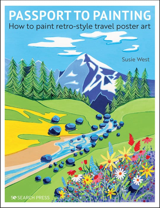 Penguin Random House Books Passport to Painting: How to paint retro-style travel poster art