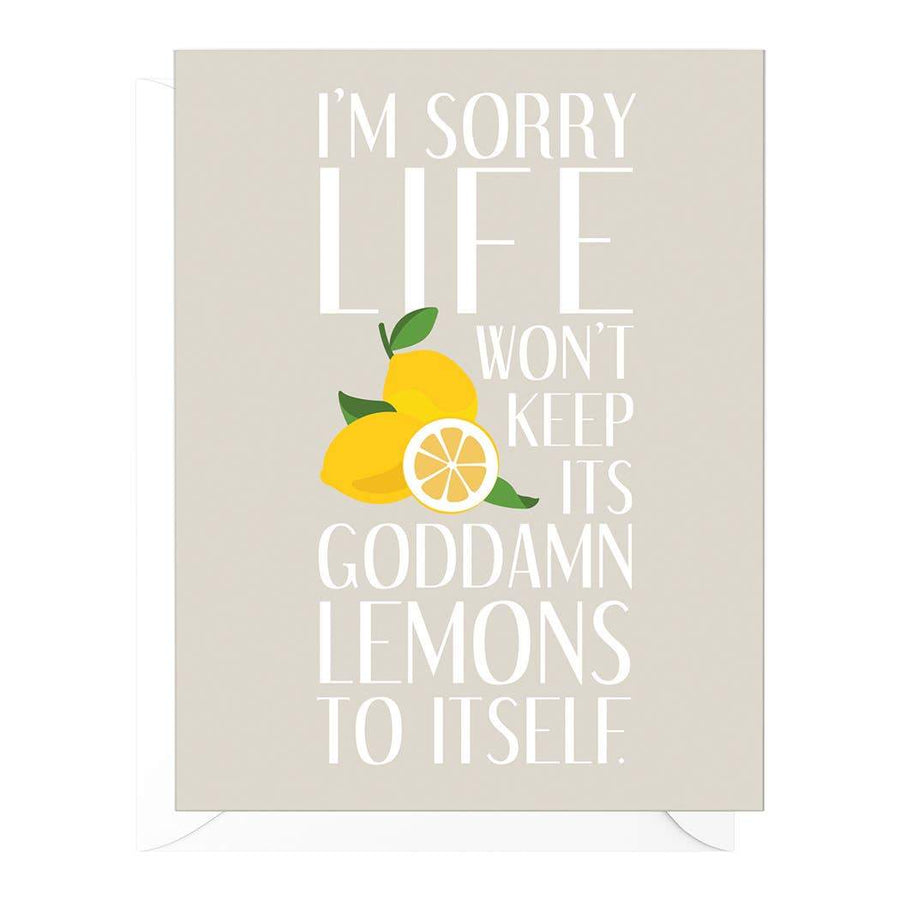 Peopleisms Card Lemons Encouragement Card
