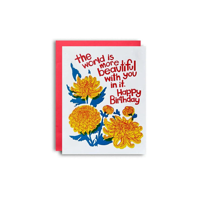 Pier Six Press Card Beautiful Birthday Mums Greeting Card