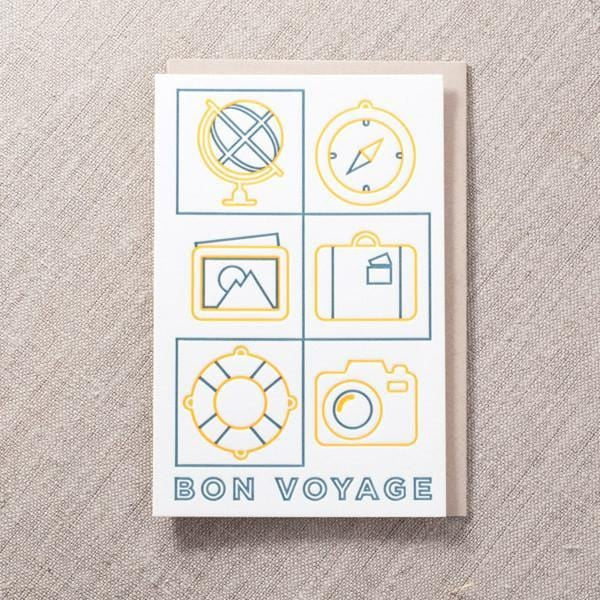 Pike Street Press Card Bon Voyage Card