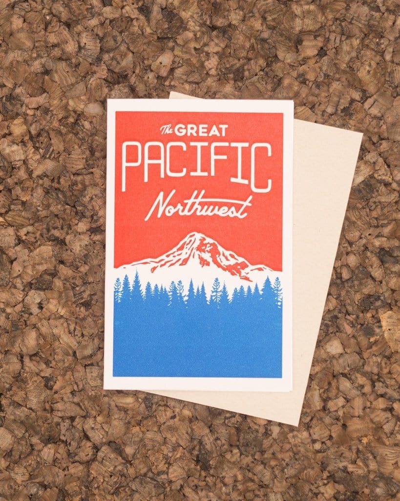 Pike Street Press Card The Great Pacific Northwest Card
