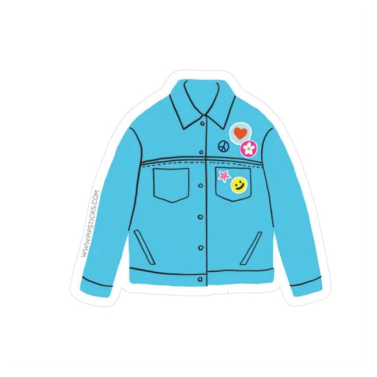 Pipsticks Stickers Denim Jacket Vinyl Pipsticks Sticker