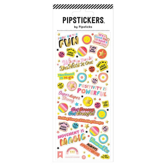 Pipsticks Stickers Think Positive Pipsticks