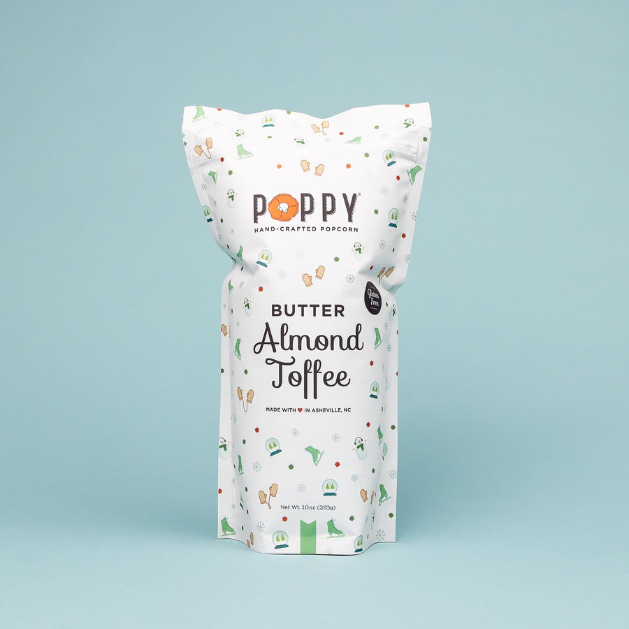 Poppy Handcrafted Popcorn Sweets Butter Almond Toffee Market Bag