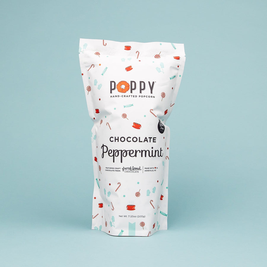 Poppy Handcrafted Popcorn Sweets Chocolate Peppermint Market Bag