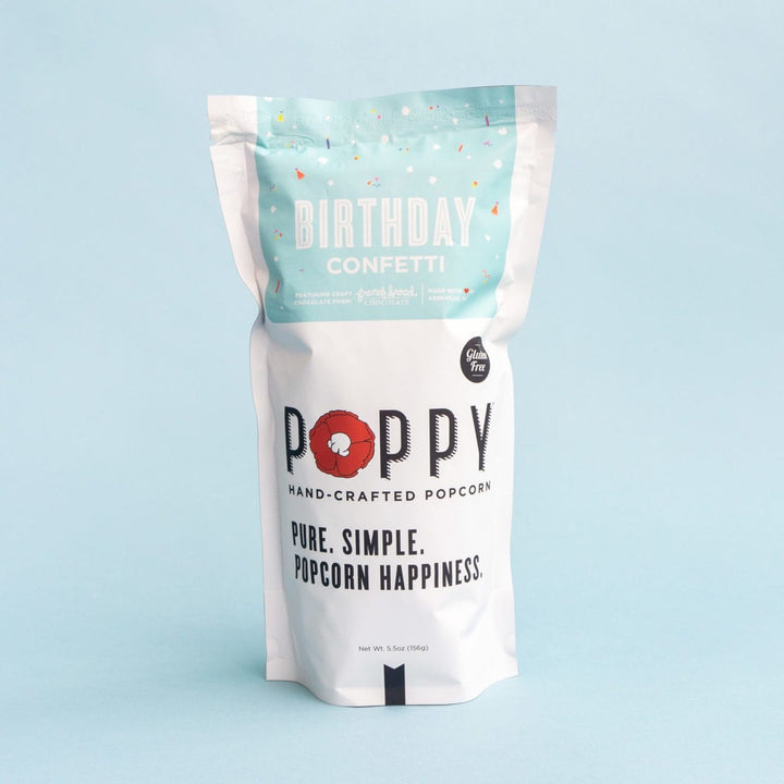 Poppy Handcrafted Popcorn Sweets Poppy Birthday Confetti Market Bag