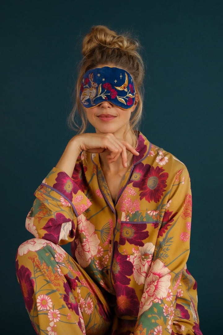 Powder Eye Mask Luxury Lavender Velvet Eye Mask - Hare at Midnight