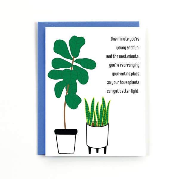 Public School Paper Co. Card Better Light Plants Card
