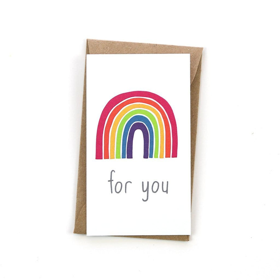 Public School Paper Co. Card For You Rainbow Mini Card
