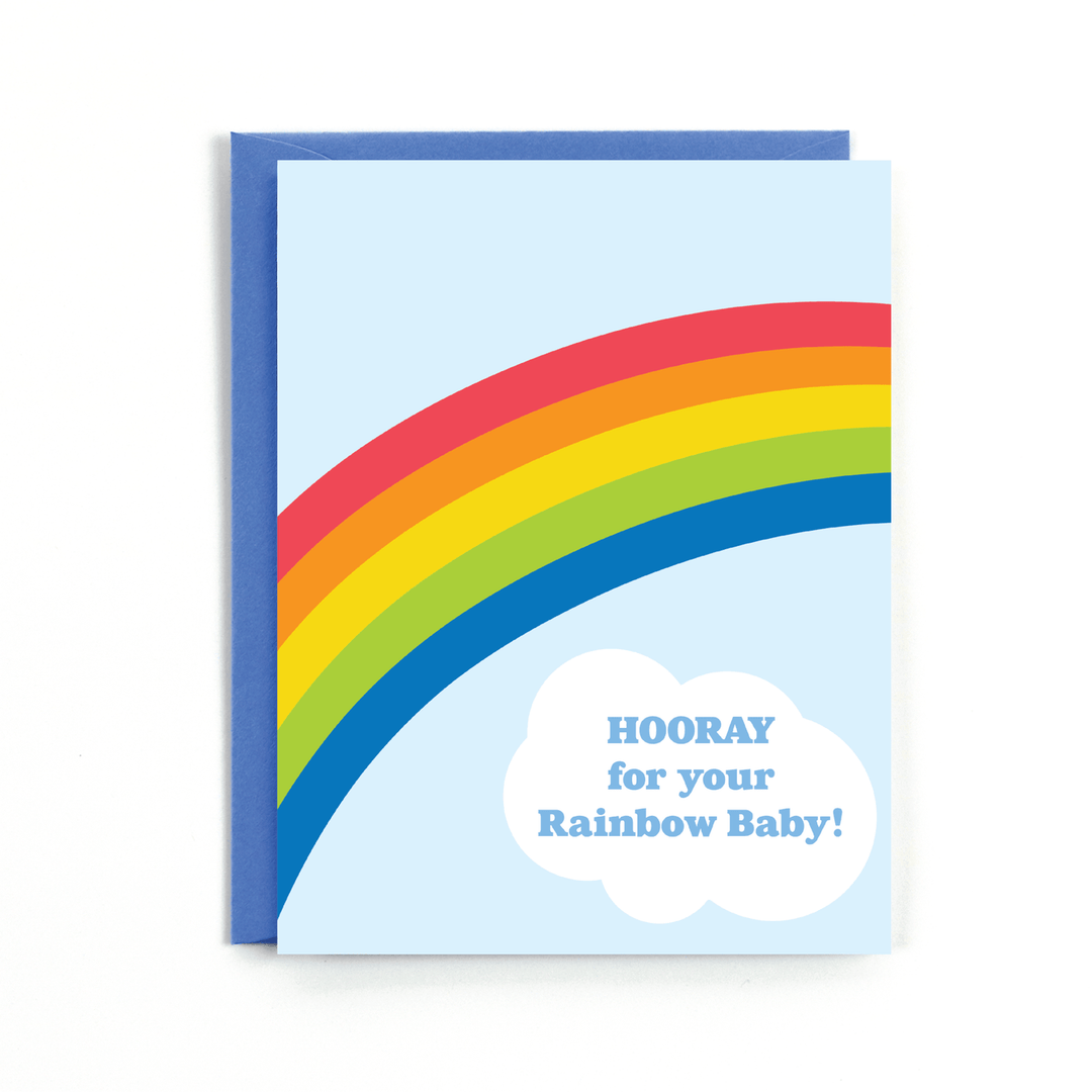 Public School Paper Co. Card Rainbow Baby Card