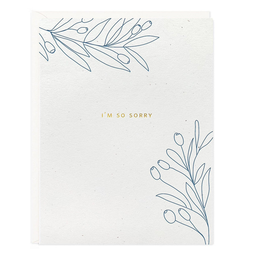 Ramona & Ruth Card I'm So Sorry Botanical Card