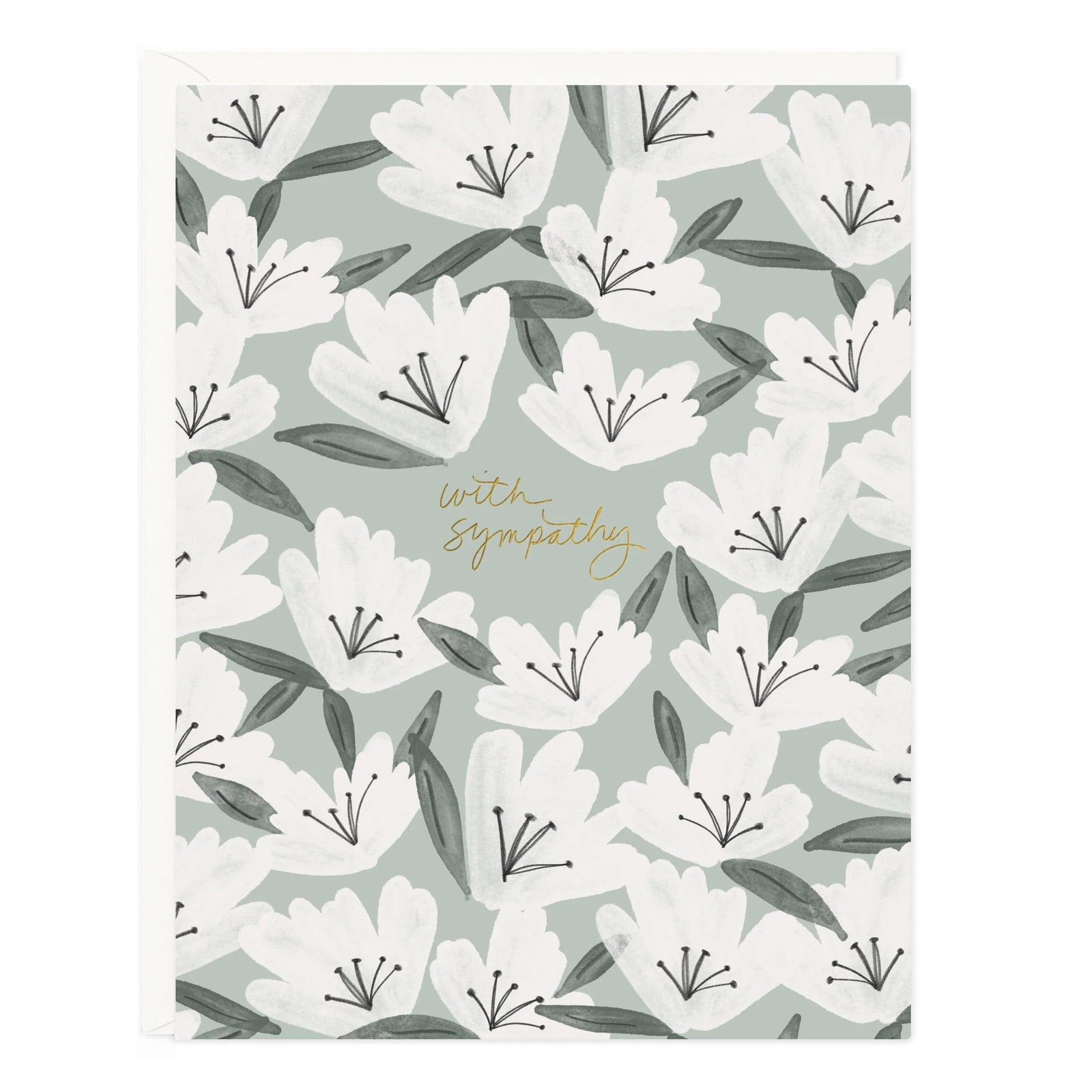 Ramona & Ruth Card Sympathy Flowers Card