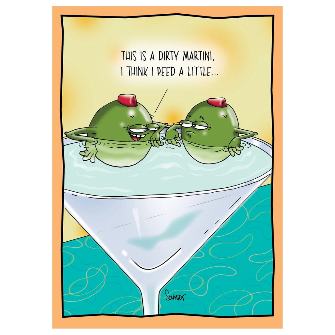 Raspberries birthday card Dirty Martini | Hilarious Birthday Card