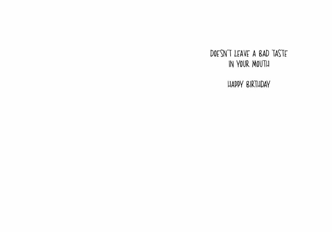 Raspberries birthday card Hemorrhoid Cream and Toothpaste | Funny Birthday Card