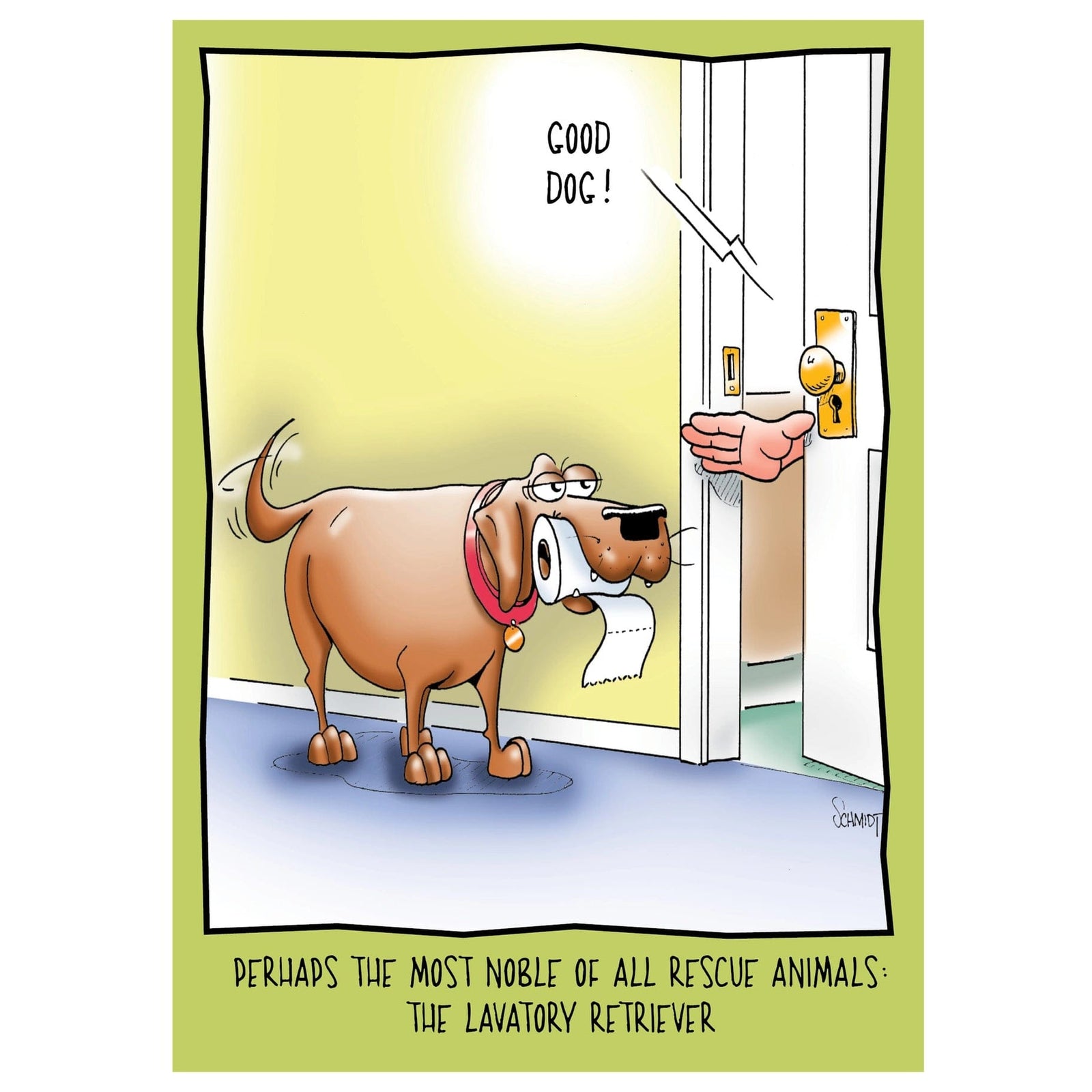 Raspberries birthday card Lavatory Retriever | Funny Birthday Card