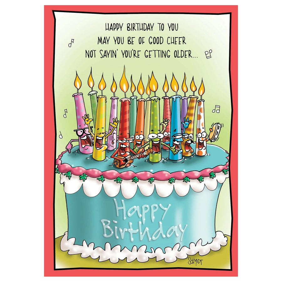 Raspberries happy birthday card Singing Candles | Cute Birthday Card