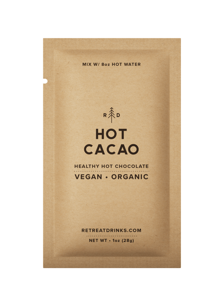 Retreat Drinks Sweets Hot Cacao Single Packet by Retreat Drinks