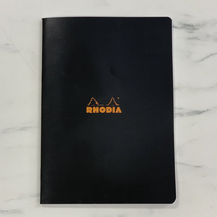 Rhodia Notebook Black Rhodia Side-Stapled Notebook Large