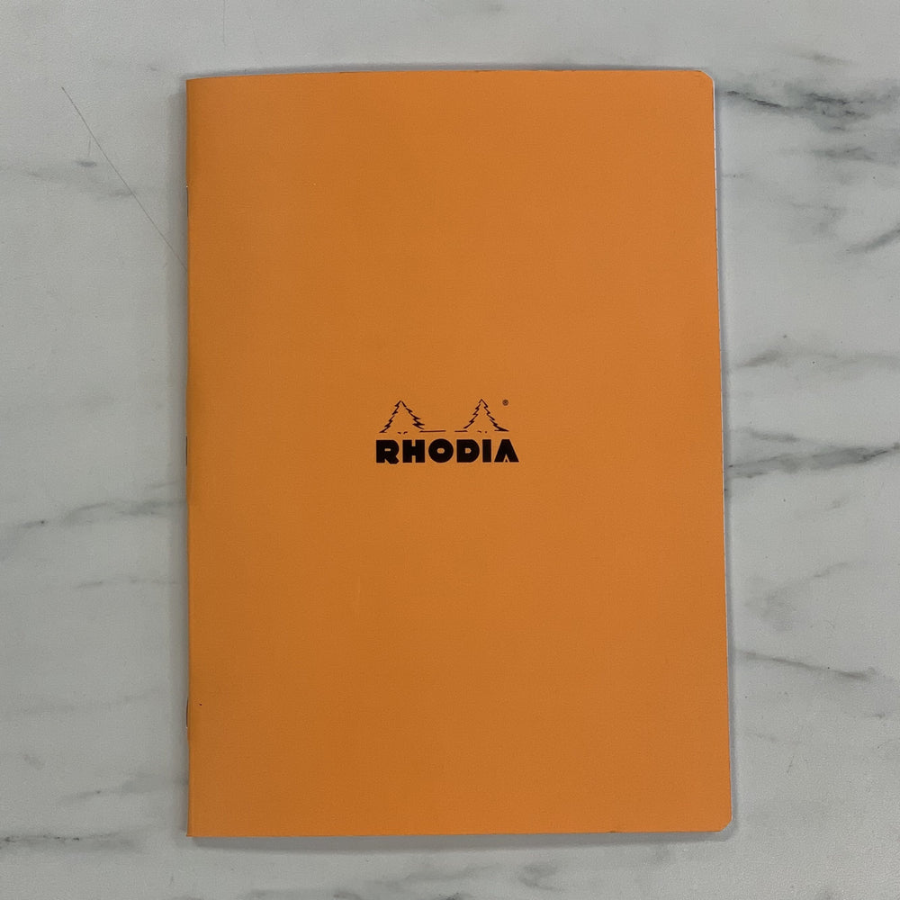 Rhodia Notebook Orange Rhodia Side-Stapled Notebook Large