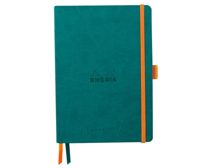 Rhodia Notebook Peacock Rhodia A5 Soft Cover Dot Goalbook 5 ½ x 8 ¾ "