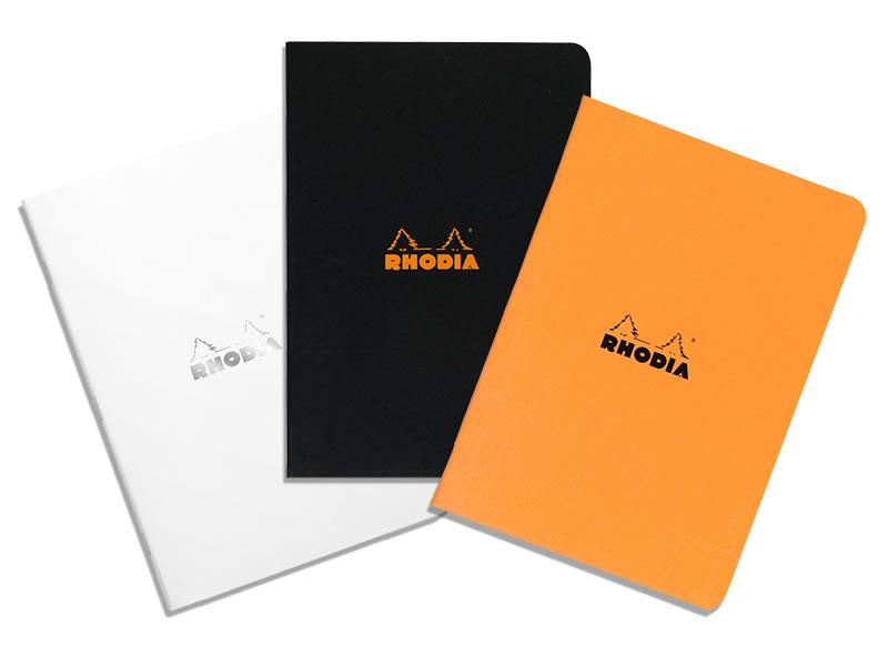 Rhodia Notebook Rhodia A5 Medium Size Side-Stapled Notebook LINED