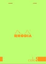 Rhodia Notepad Anis / 3x4 Rhodia Color Pads