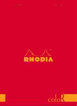 Rhodia Notepad Red / 3x4 Rhodia Color Pads