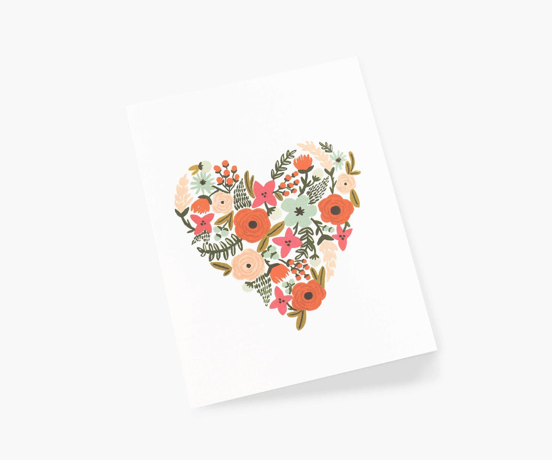 Rifle Paper Co. Boxed Card Set Floral Heart Greeting Card - Boxed Set