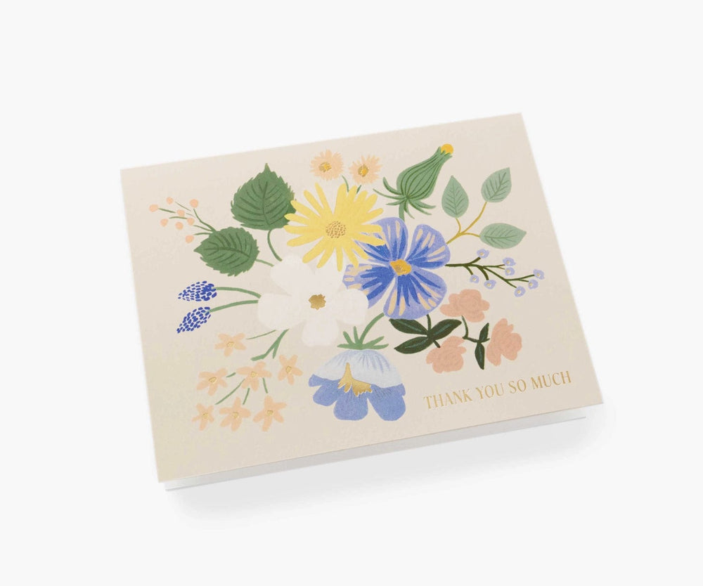 Rifle Paper Co. Boxed Card Set Garden Party Blue Thank You Boxed Cards