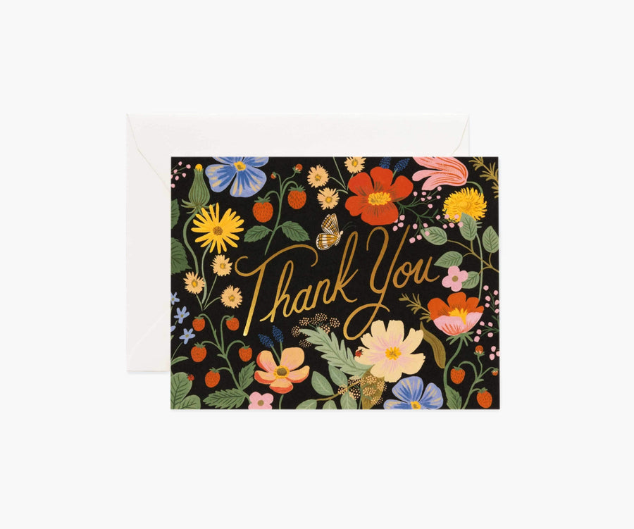 Rifle Paper Co. Boxed Card Set Strawberry Fields Thank You Notes - Boxed Set