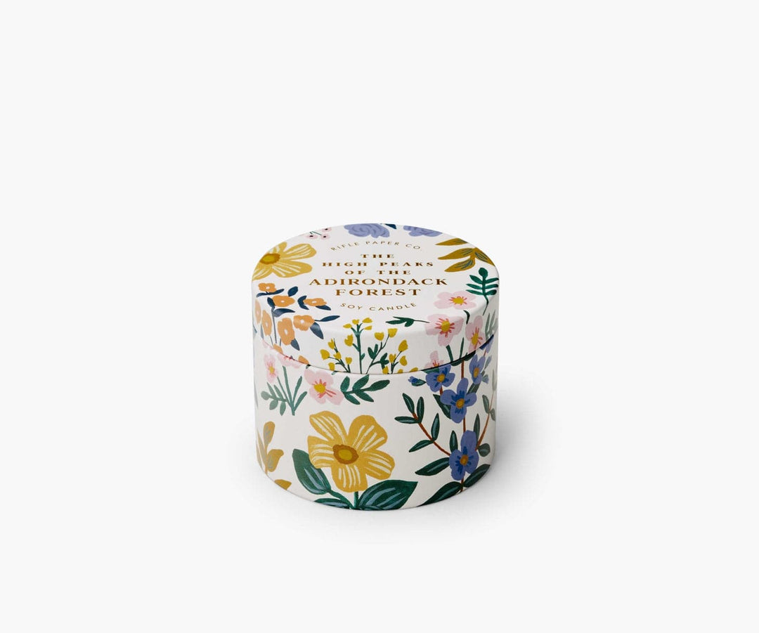 Rifle Paper Co. Candles The High Peaks of the Adirondack Forest Tin Candle - 3 oz