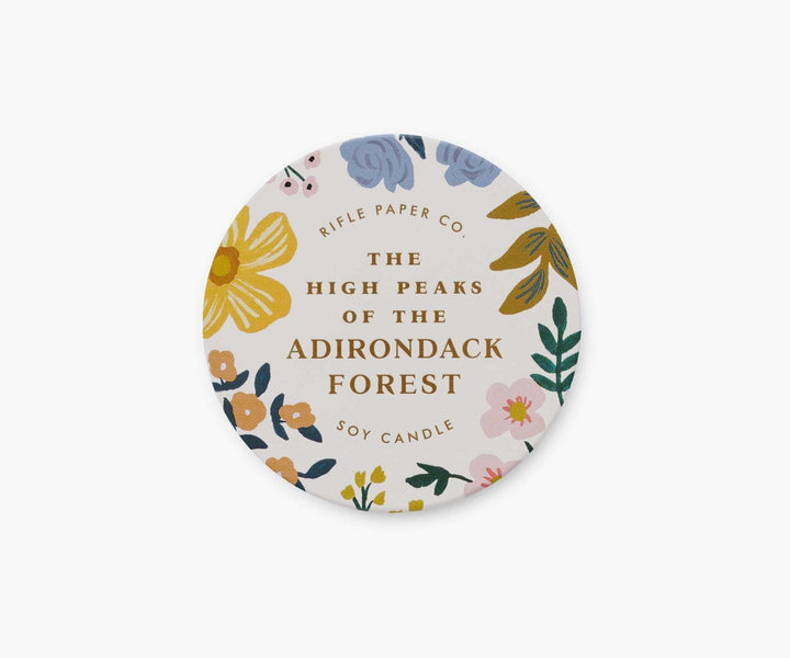 Rifle Paper Co. Candles The High Peaks of the Adirondack Forest Tin Candle - 3 oz