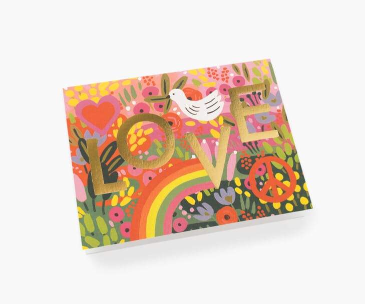 Rifle Paper Co. Card All You Need Is Love Card