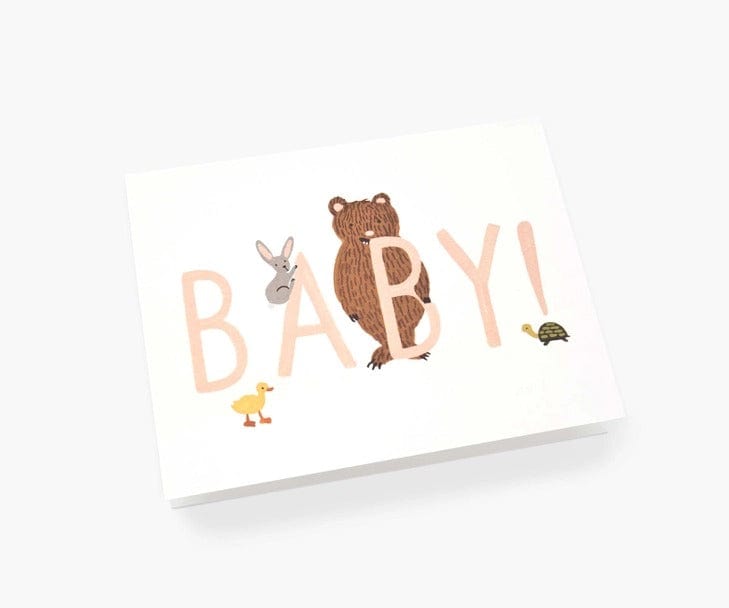 Rifle Paper Co. Card Baby! Card in Peach