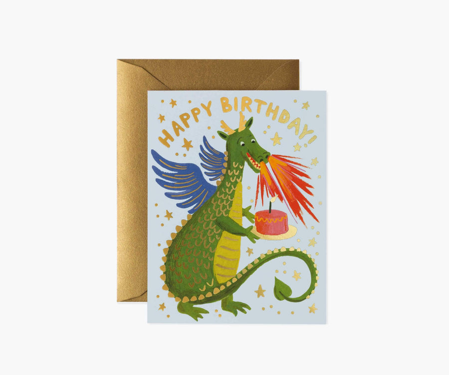 Rifle Paper Co. Card Birthday Dragon Card