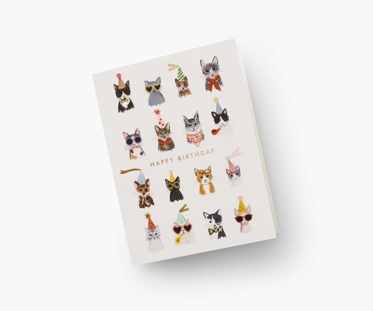 Rifle Paper Co. Card Cool Cats Birthday Card