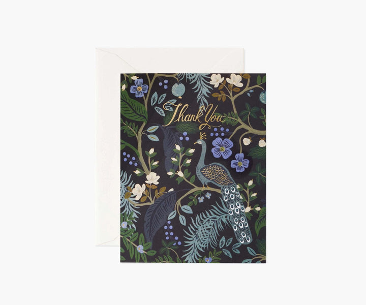 Rifle Paper Co. Card Peacock Thank You Card
