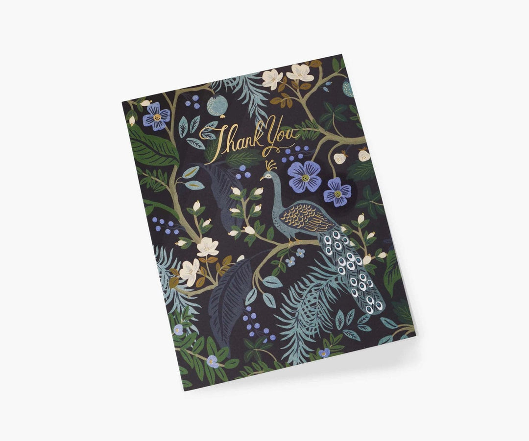 Rifle Paper Co. Card Peacock Thank You Card