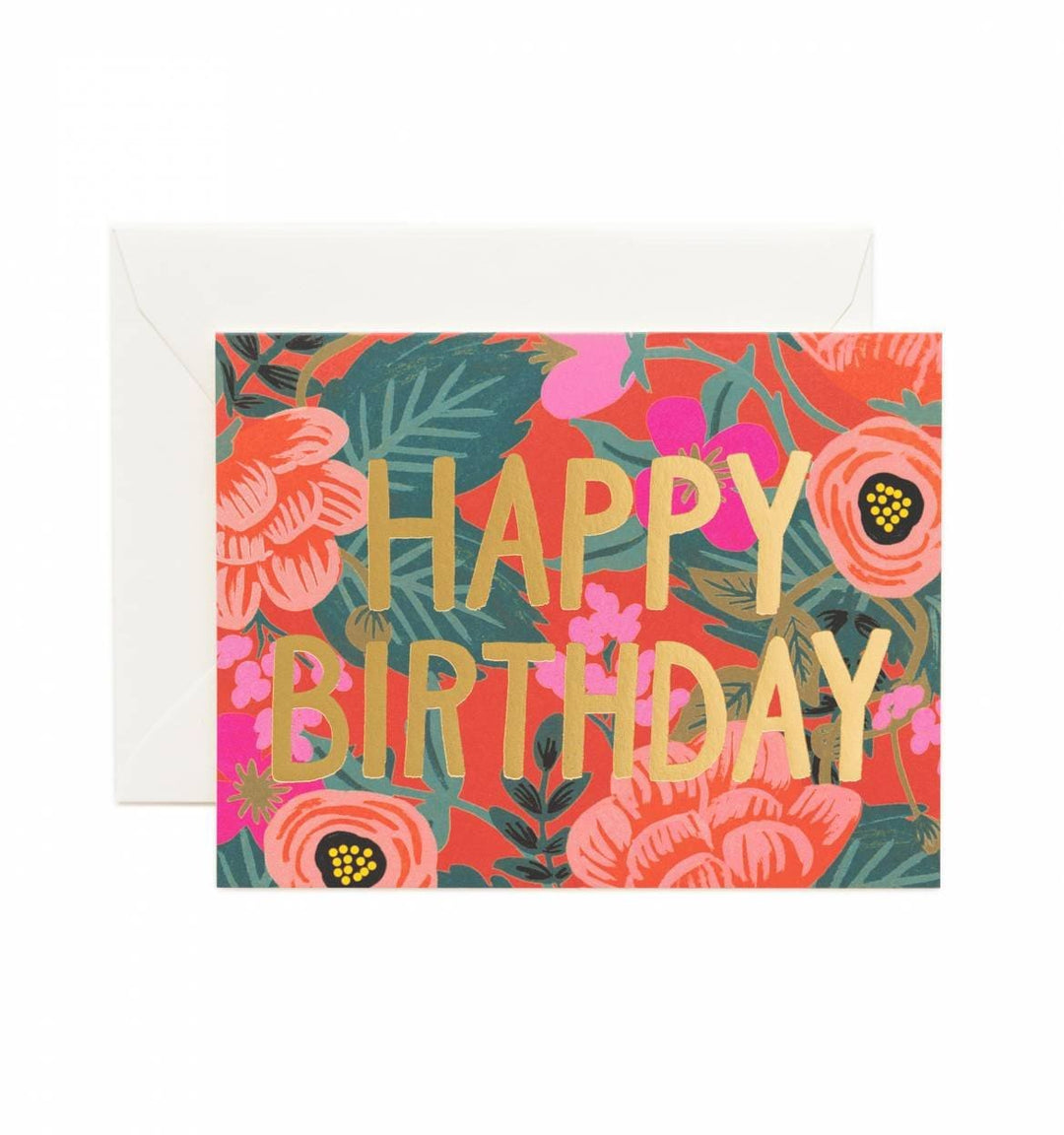 Rifle Paper Co. Card Poppy Happy Birthday Card