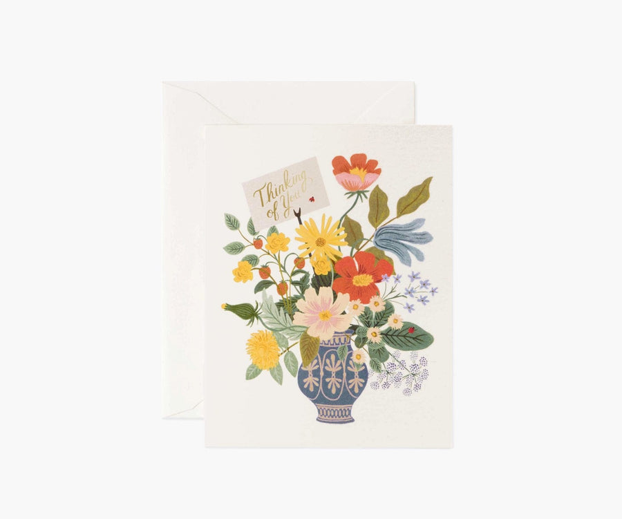 Rifle Paper Co. Card Thinking of You Bouquet Card