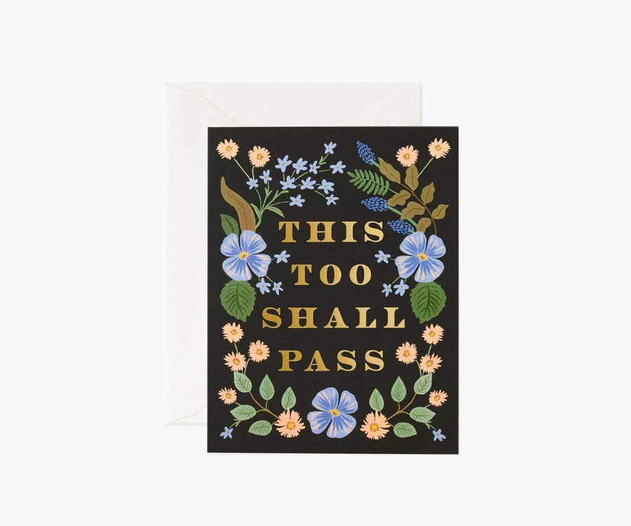 Rifle Paper Co. Card This Too Shall Pass Card