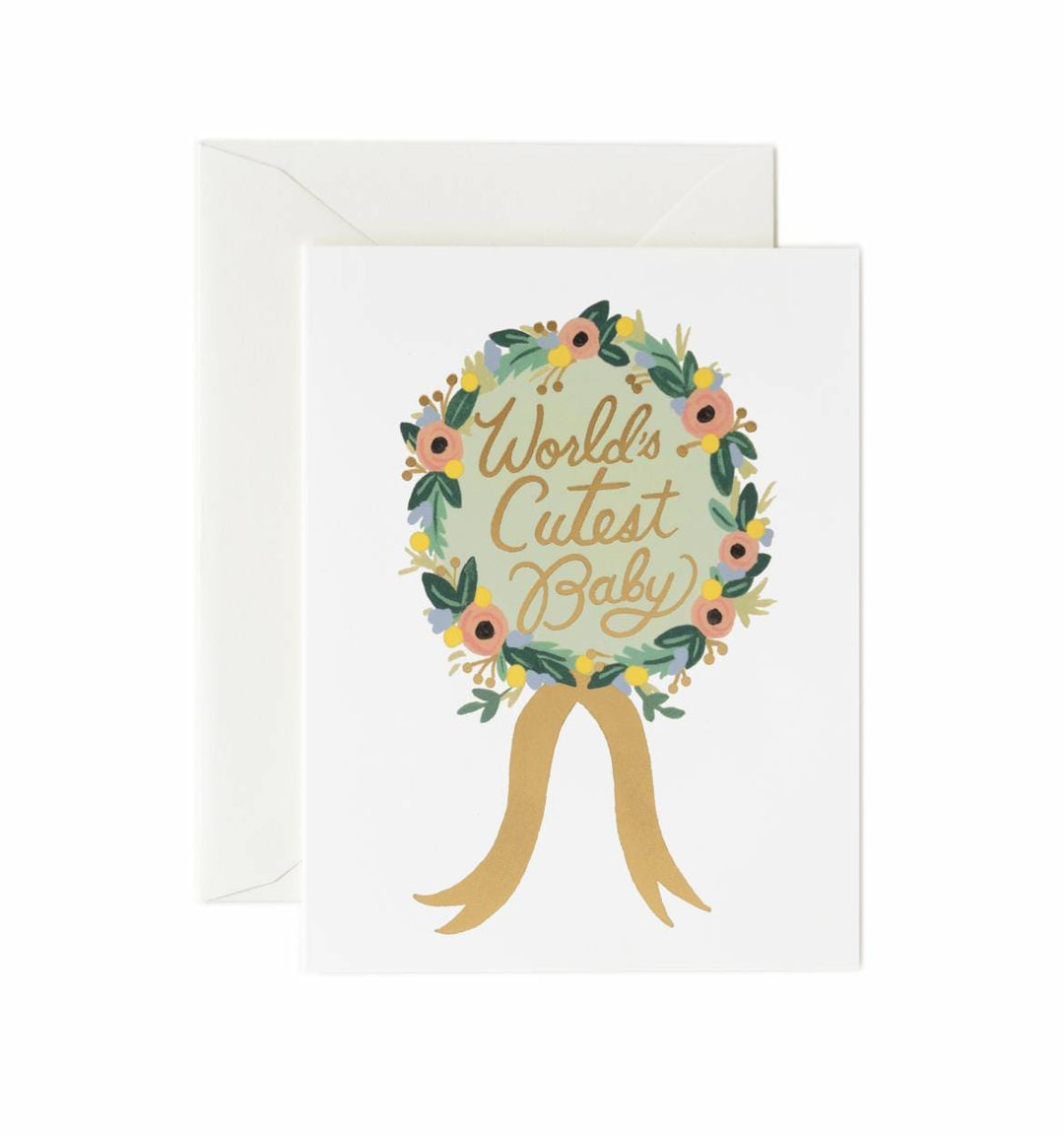 Rifle Paper Co. Card World's Cutest Baby Card