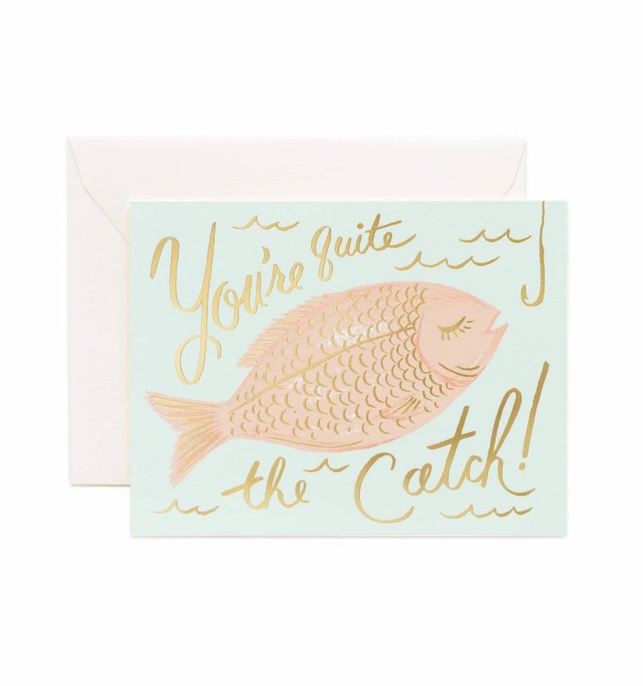 Rifle Paper Co. Card You're a Catch Card