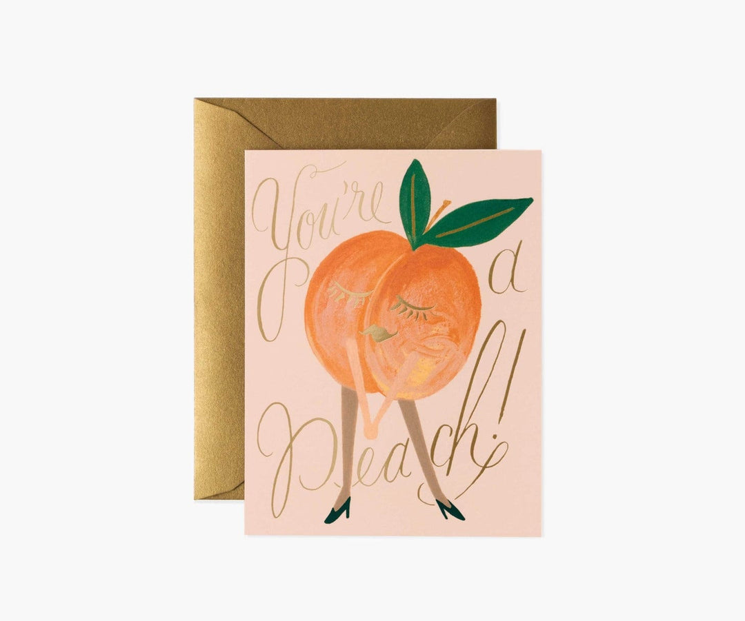Rifle Paper Co. Card You're A Peach Card